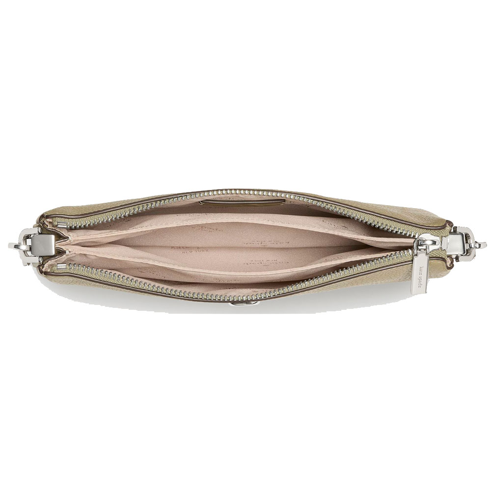 Kate Spade Kayla Small Triple Compartment Crossbody Elm Khaki # KL806