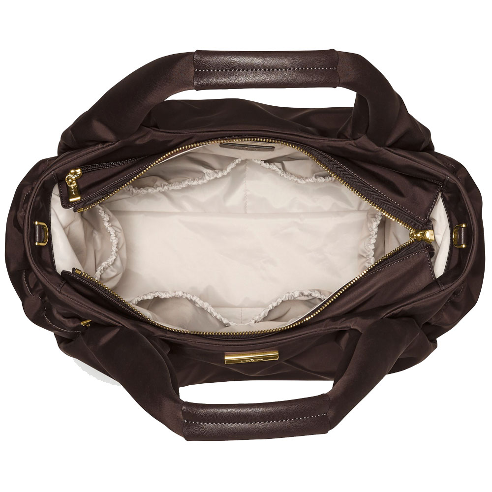 Kate Spade Carter Nylon Large Baby Bag Hot Fudge Chocolate # KL960