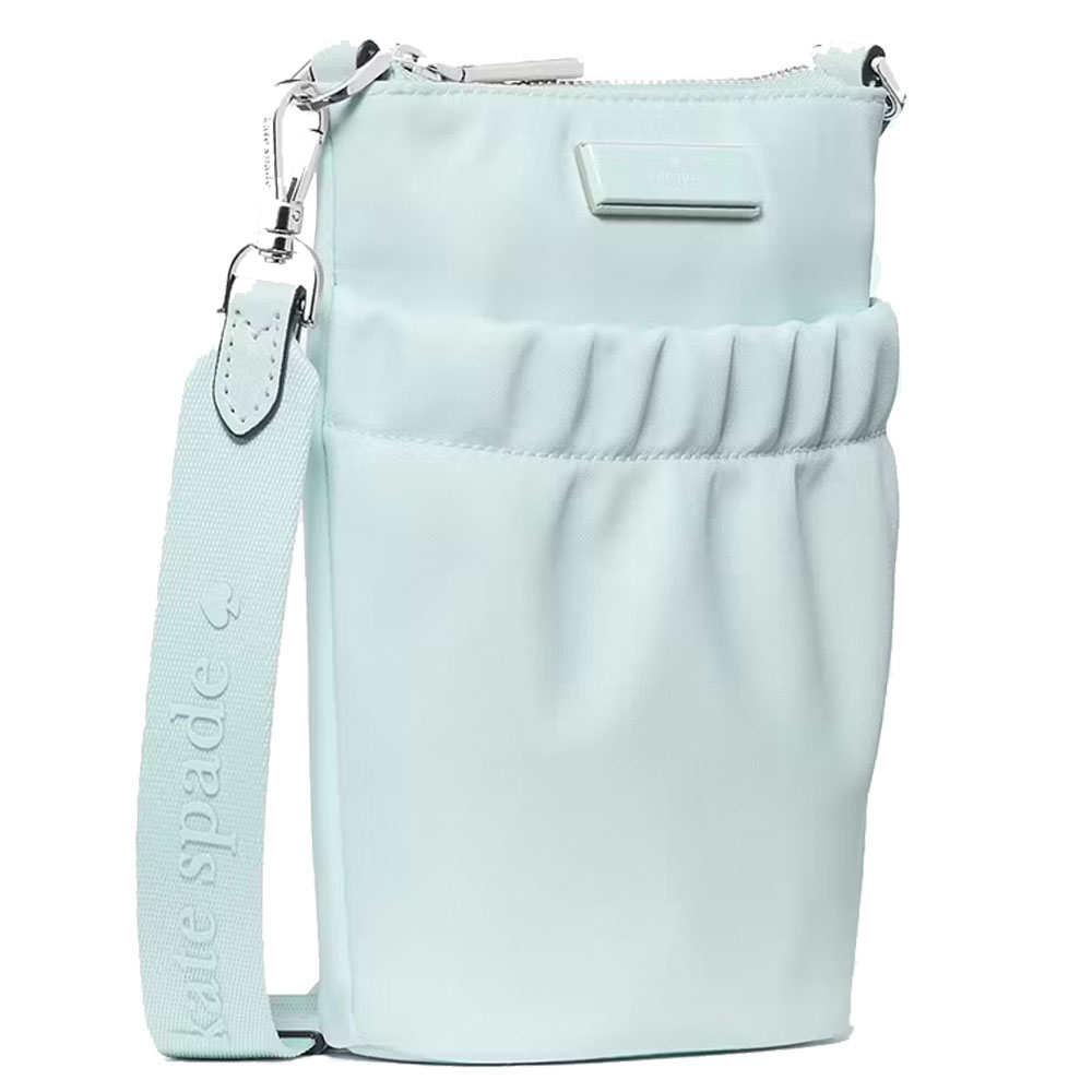 Kate Spade Carter Nylon Phone Crossbody Crisp Sky Light blue # KL876