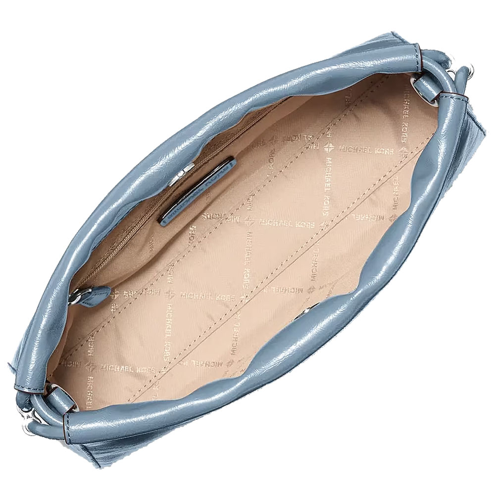 Michael Kors Matilda Small Cinched Crossbody Bag Denim Blue # 35T6SMTC5U