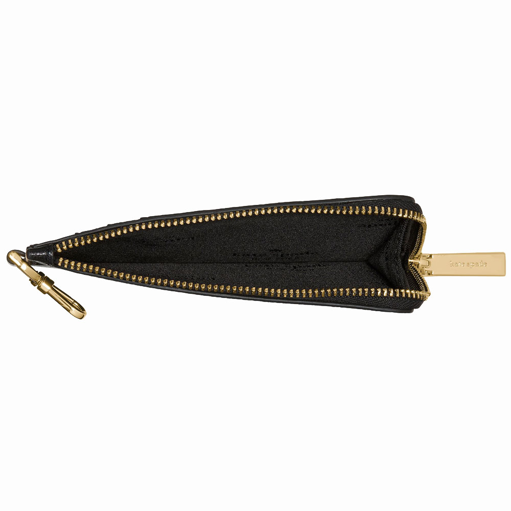 Kate Spade Card Case Lanyard Black # KP247