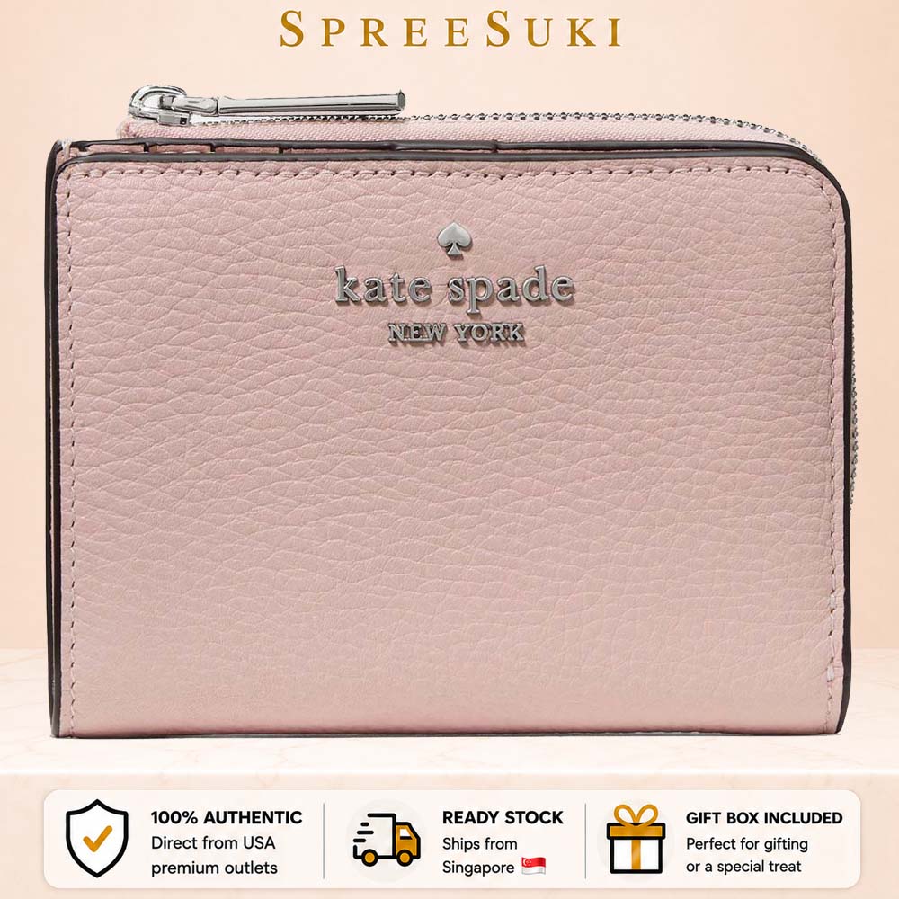 Kate Spade Small L-Zip Wallet Tutu Pink Light pink # KN766