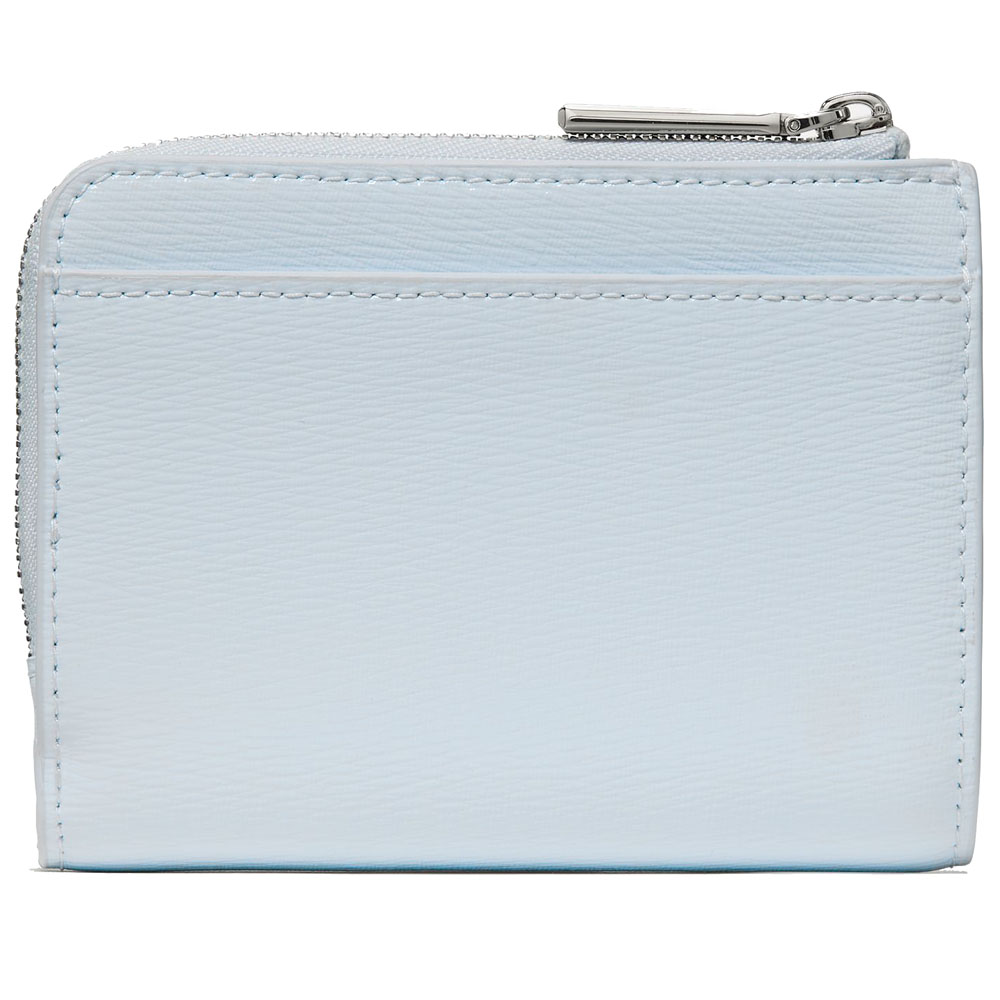 Kate Spade Small L-Zip Wallet Pale Sapphirine Blue # KP063