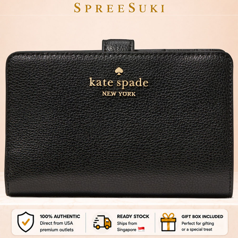 Kate Spade Medium Bifold Wallet Black # KN751