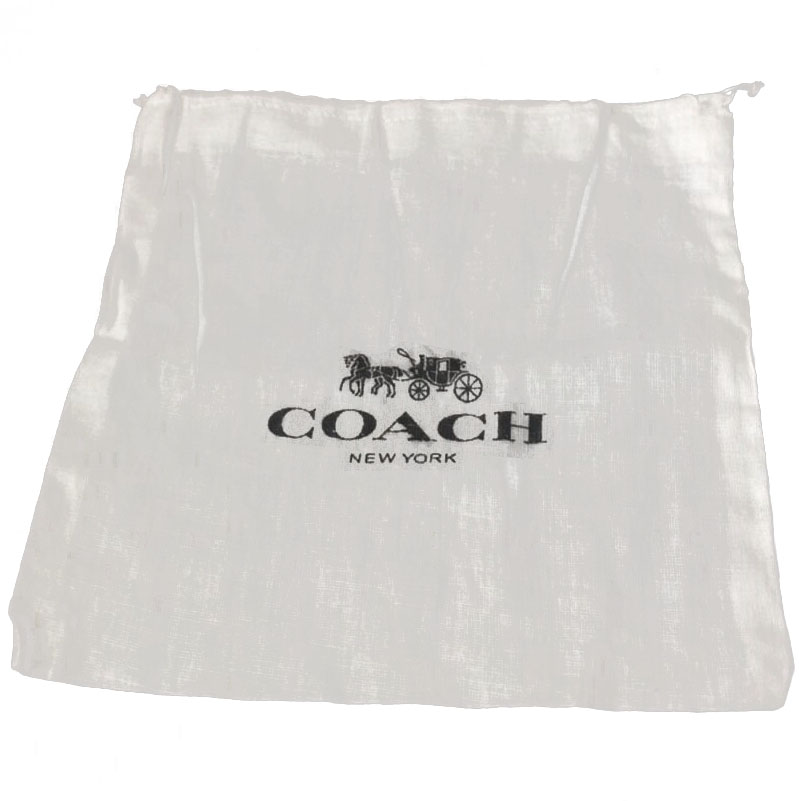 Coach 7.5 Inch Dust Bag For Wristlets And Wallets White # 23X19DB