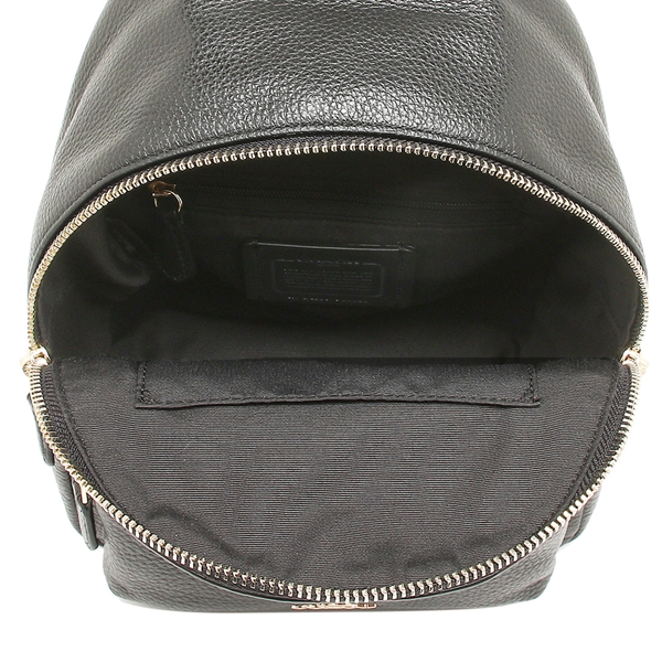 Coach Backpack In Gift Box Mini Charlie Backpack Leather Black # F28995