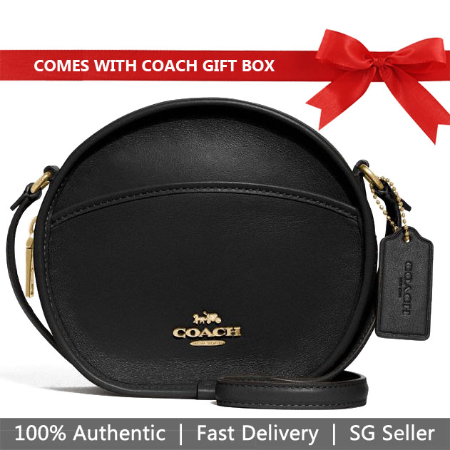 Coach Crossbody Bag In Gift Box Canteen Crossbody Black # F27971