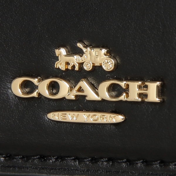 Coach Crossbody Bag In Gift Box Mini Bennett Satchel In Signature Canvas Khaki Black # F32203