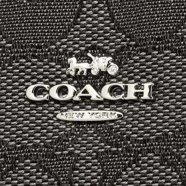 Coach Crossbody Bag In Gift Box Mini Kelsey Satchel In Outline Signature Smoke Black # F27580