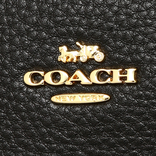 Coach Crossbody Bag In Gift Box Mini Kelsey Satchel In Pebble Leather Black # F27596