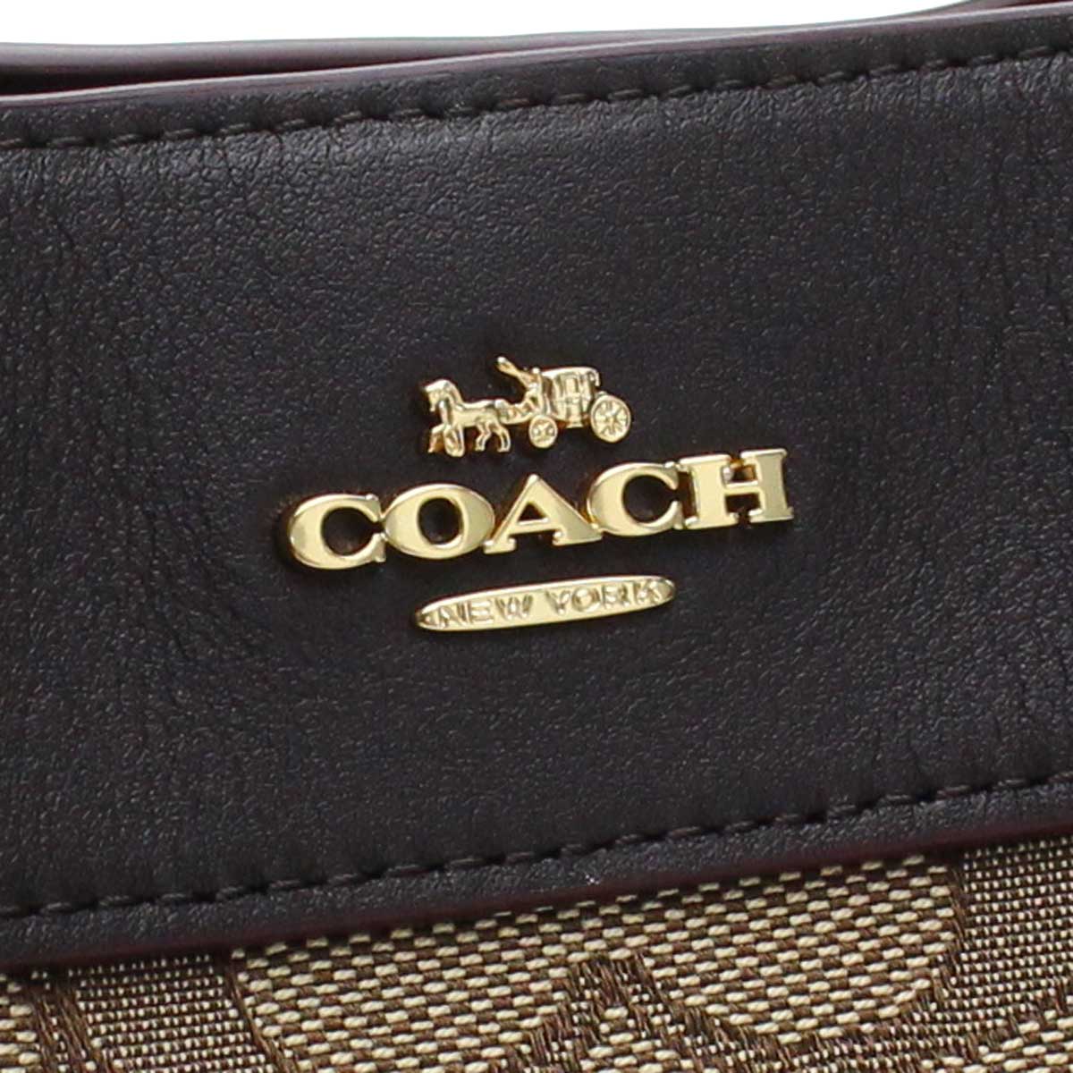 Coach Crossbody Bag In Gift Box Small Lexy Shoulder Bag In Signature Jacquard Khaki / Brown # F29548
