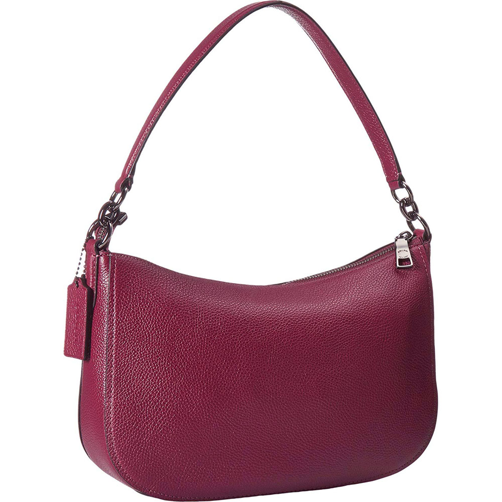 Coach Crossbody Bag With Gift Bag Chelsea Crossbody Dark Berry Red Purple # 56819