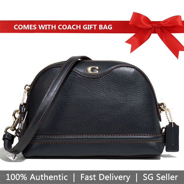 Coach Crossbody Bag With Gift Bag Ivie Crossbody Black # F37863