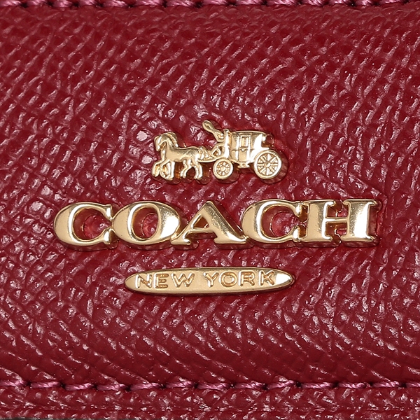 Coach Crossbody Bag With Gift Bag Mini Bennett Satchel Crossbody Bag Cherry Red / Gold # F32202