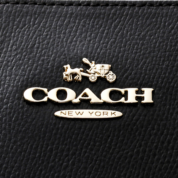 Coach Crossgrain Ava Tote Shoulder Bag Black # F35808