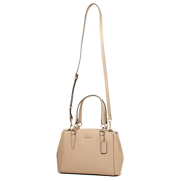 Leather crossbody bag Coach Beige in Leather - 25715958