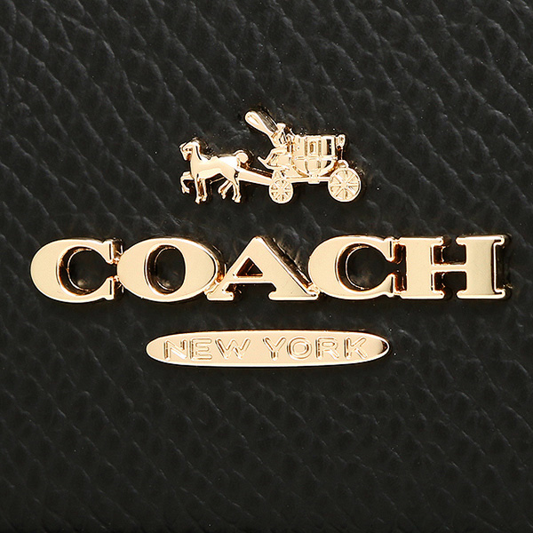 Coach Crossgrain Leather Mini Sierra Satchel Crossbody Bag Black # F37217