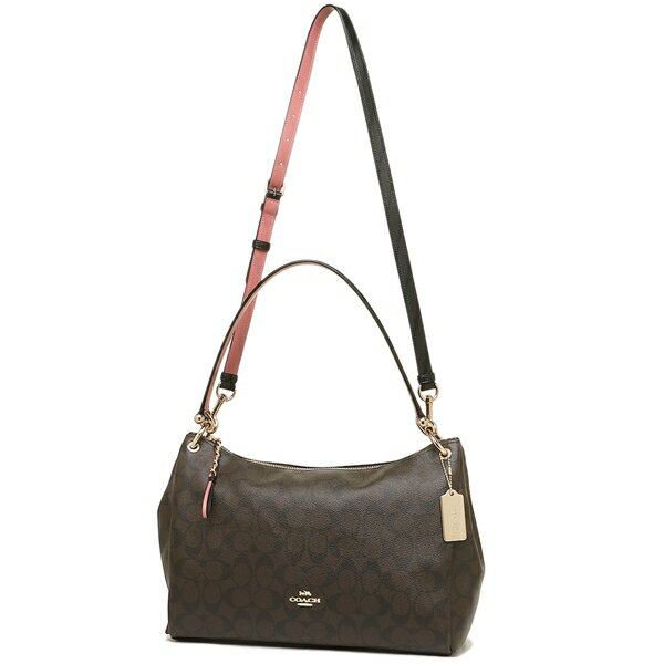 Coach Brown Signature Coated Canvas and Leather Small Mia Shoulder Bag  Coach