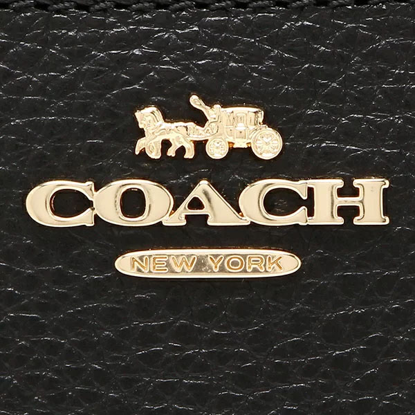 Coach Crossbody Prairie Satchel Black / Gold # 79997