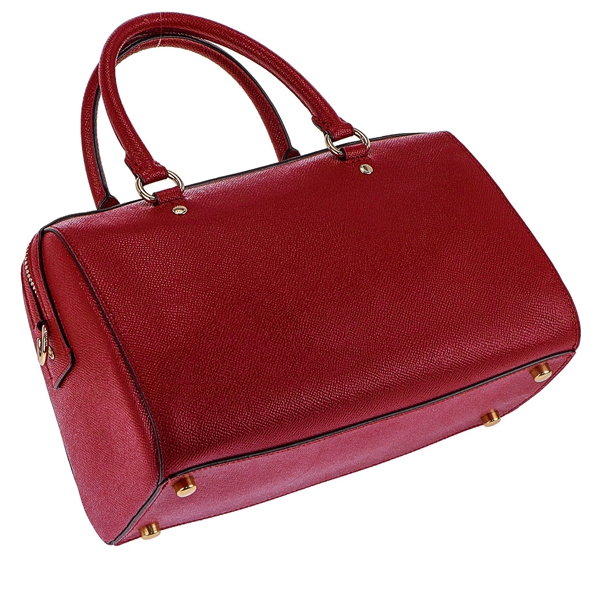 Coach Crossbody Bag Rowan Satchel Leather True Red # F79946