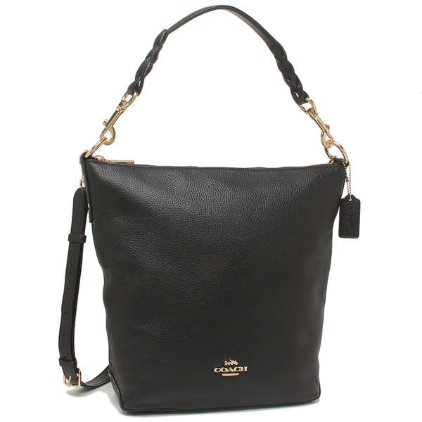 Coach Shoulder Bag Crossbody Bag Abby Duffle Black # F31507