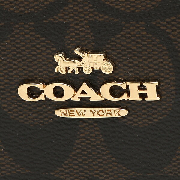 Coach Elle Hobo In Signature Canvas Brown / Black # F39527