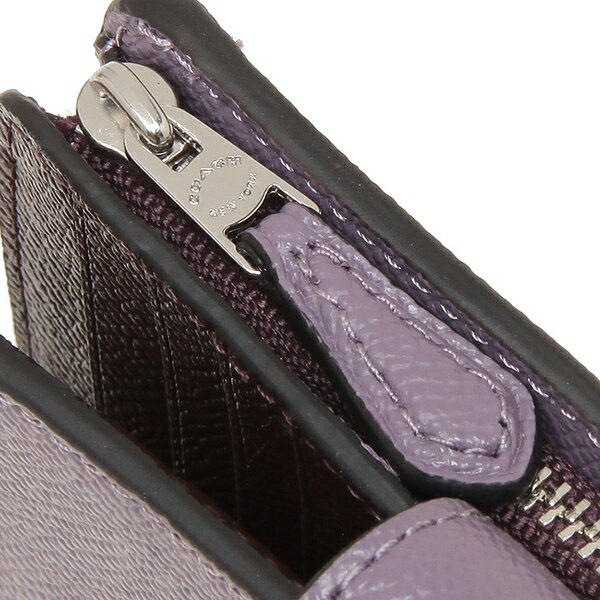 Coach Medium Corner Zip Wallet Dusty Lavender Purple # 11484