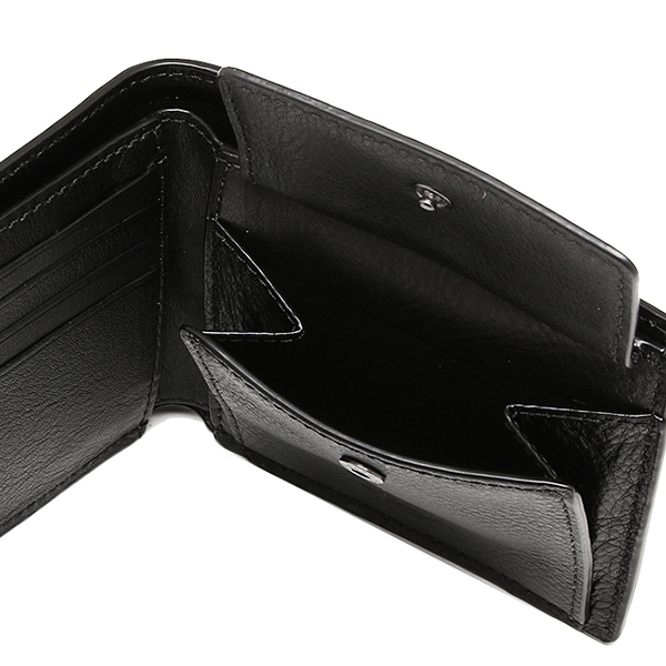 Coach Men Coin Wallet In Sport Calf Leather Black # F75003