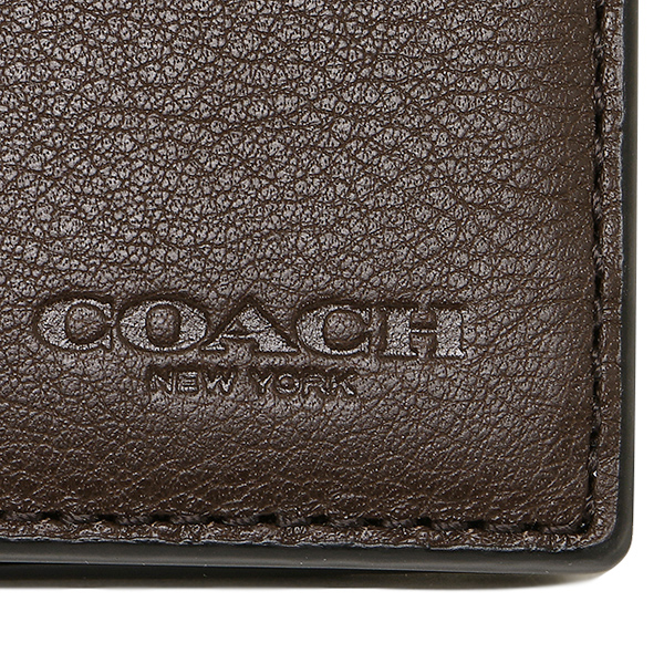 Coach Men Coin Wallet In Sport Calf Leather Mahogany # F75003