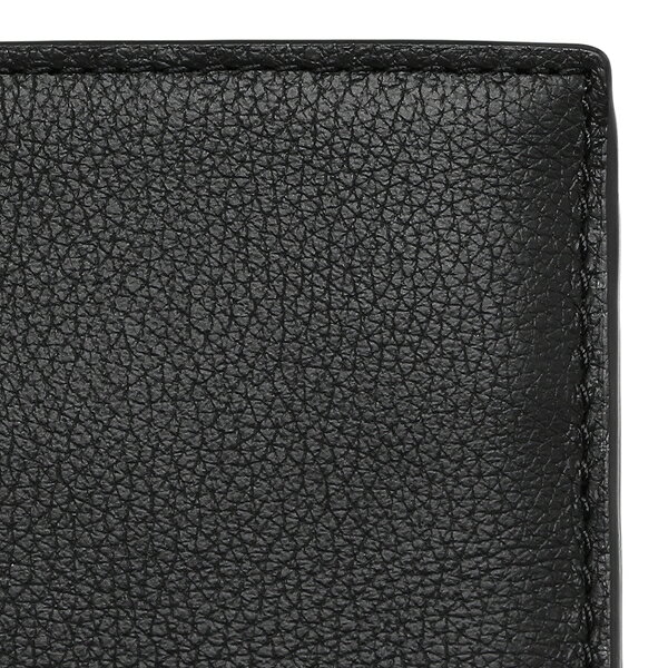 Coach Men Wallet In Gift Box Double Billfold Wallet In Calf Leather Black # F75084