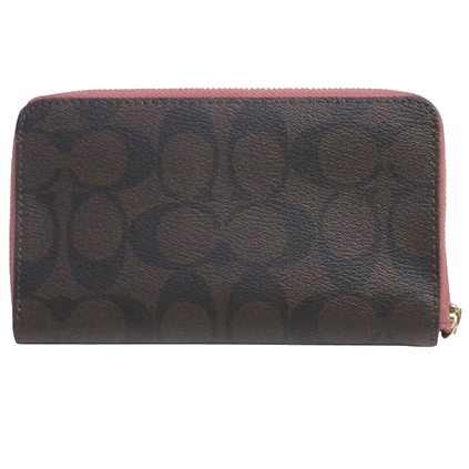Coach Phone Wristlet Brown Rouge # F57468