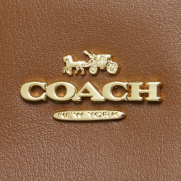 Coach Shoulder Bag Lexy Shoulder Bag In Signature Canvas Khaki / Saddle Brown 2 # F27972