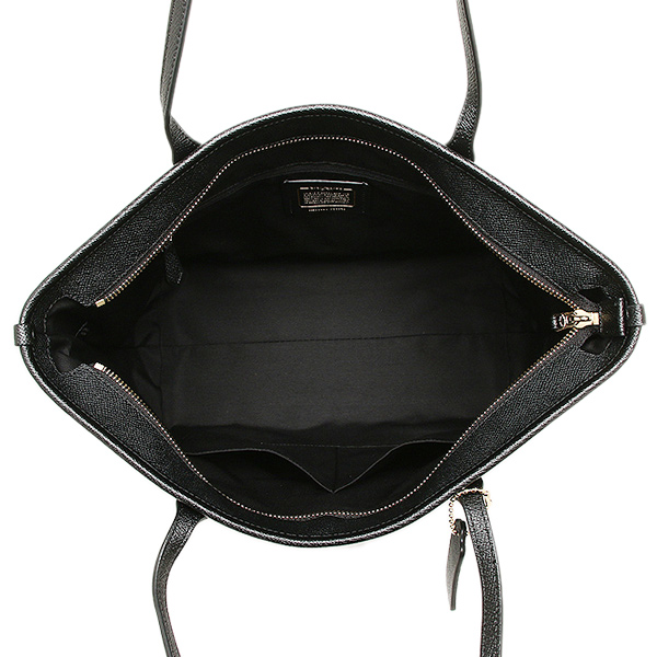 Coach Shoulder Bag With Gift Bag City Zip Tote In Crossgrain Leather Black # F58846