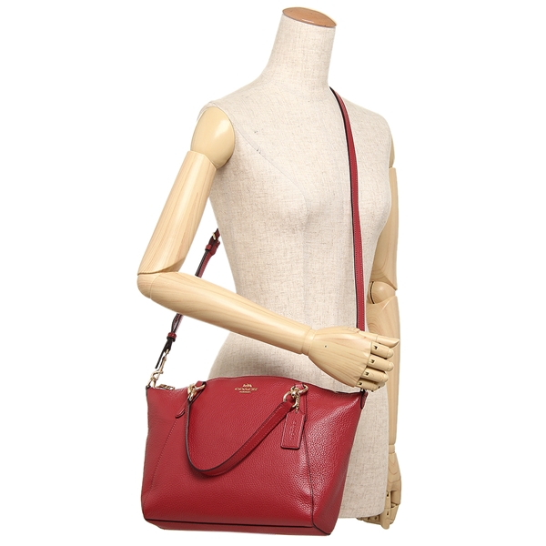 Coach Small Kelsey Satchel True Red / Gold # F28993