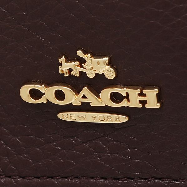 Coach Small Lexy Shoulder Bag Gold / Oxblood 1 # F23537