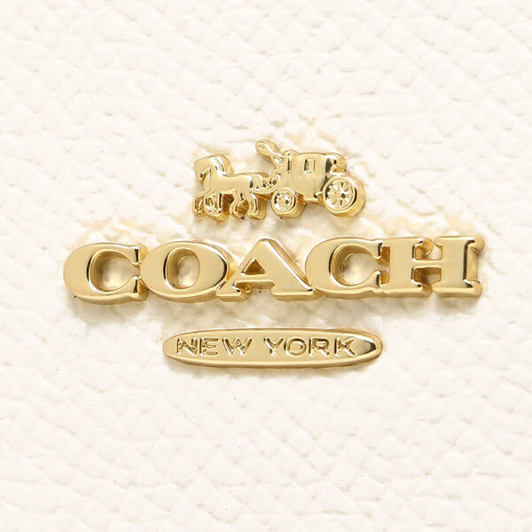 Coach Small Wallet Chalk / Light Gold # F87588