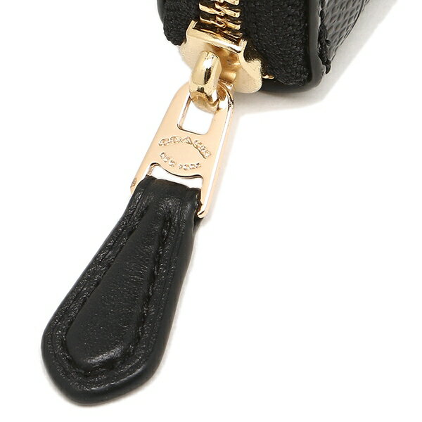 Coach Accordion Zip Wallet In Signature Debossed Patent Leather Black # F54805