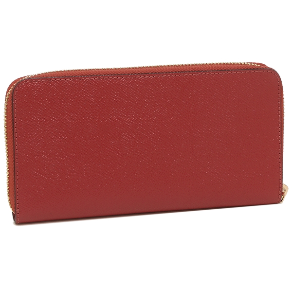 Coach Wallet In Gift Box Accordion Zip Wallet Zip Around Long Wallet Washed Red # F54007