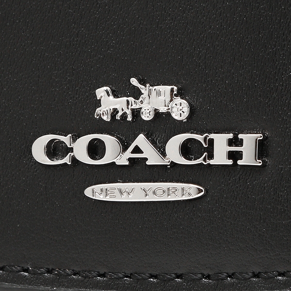 Coach Wallet In Gift Box Long Wallet Slim Envelope Wallet In Signature Canvas Black Smoke # F54022