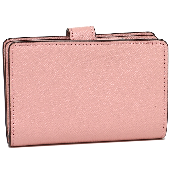 Coach Wallet In Gift Box Medium Corner Zip Wallet In Crossgrain Leather Blush Pink # F11484