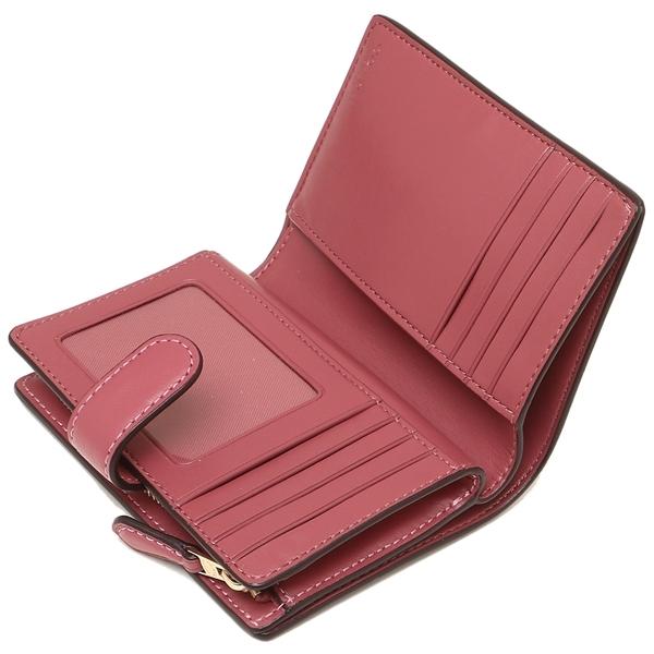 Coach Wallet In Gift Box Medium Corner Zip Wallet In Signature Canvas Medium Wallet Brown / Strawberry # F23553