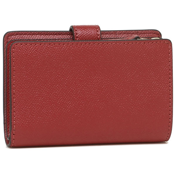 Coach Wallet In Gift Box Medium Wallet Medium Corner Zip Wallet Washed Red # F11484