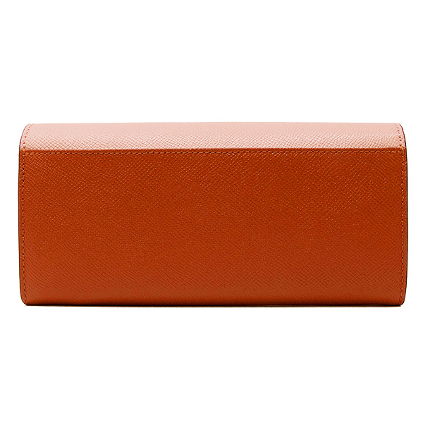 Coach Slim Envelope Wallet In Colorblock Blush Pink / Terracotta Red # F26457