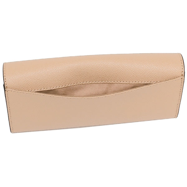 Coach Wallet In Gift Box Slim Envelope Wallet Long Wallet Beechwood Nude Beige # F54009