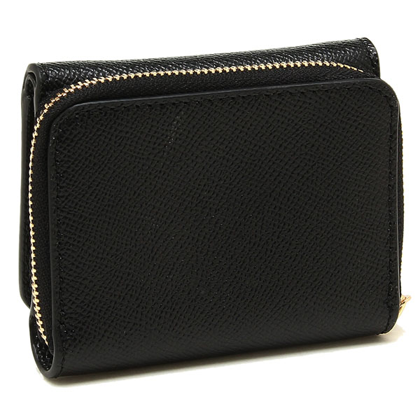 Coach Small Wallet Small Trifold Wallet Black # F37968