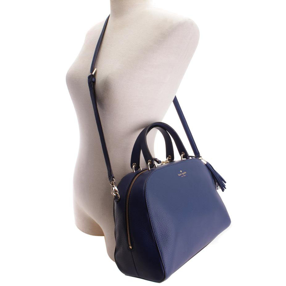 Kate Spade Atwood Place Bayley Satchel Crossbody Bag Oceanic Blue # WKRU4429