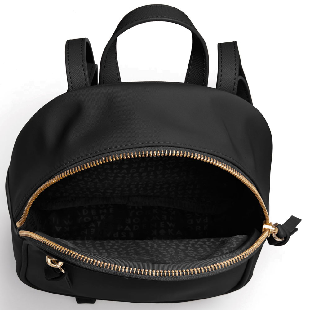 Kate Spade Backpack In Gift Box Wilson Road Mini Bradley Backpack Black # WKRU5318