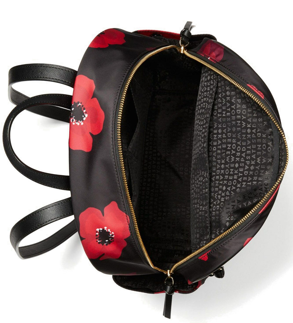 Kate Spade Backpack Wilson Road Poppy Bradley Backpack Black # WKRU5411