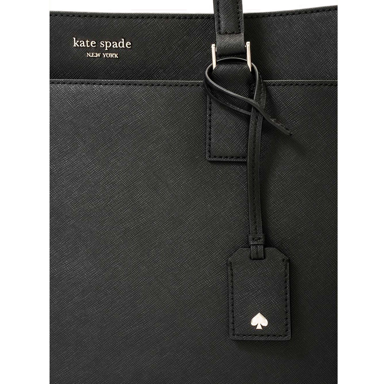 Kate Spade Cameron Laptop Tote Large Tote Shoulder Bag Black # WKRU5839