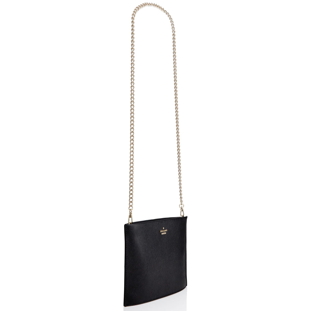 Kate Spade Cameron Street Sima Clutch Crossbody Bag Black # PXRU6924